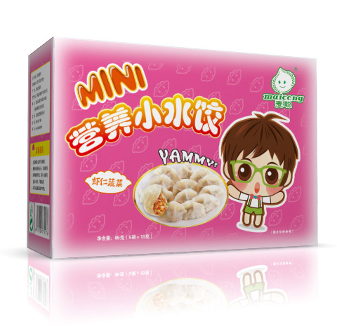 麦聪营养小水饺虾仁蔬菜1 
