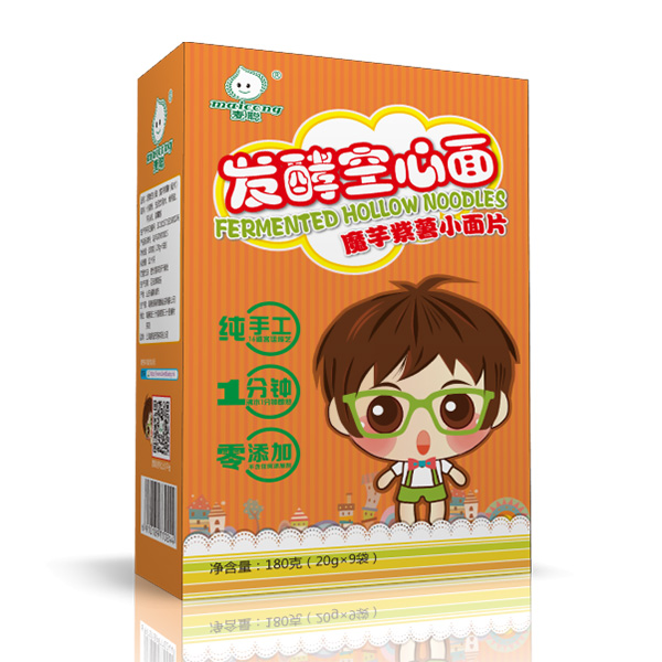 麦聪魔芋紫薯小面片-1 