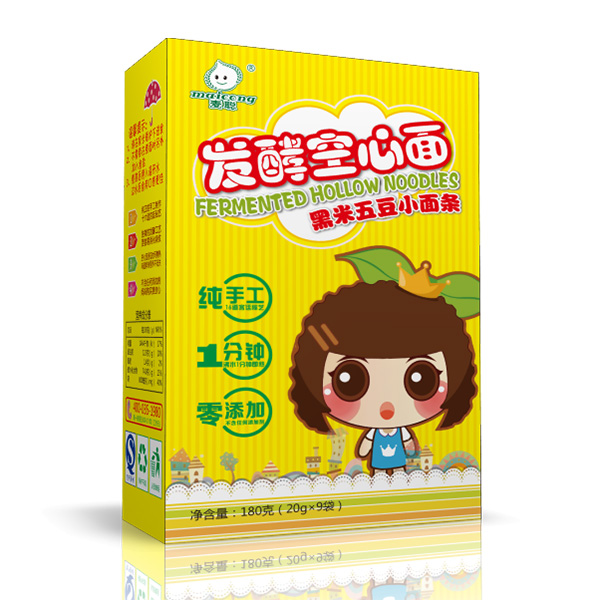 麦聪黑米五豆小面条-2 