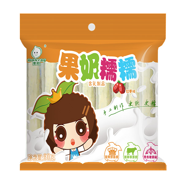 麦聪果奶糯糯红枣味牛奶条
