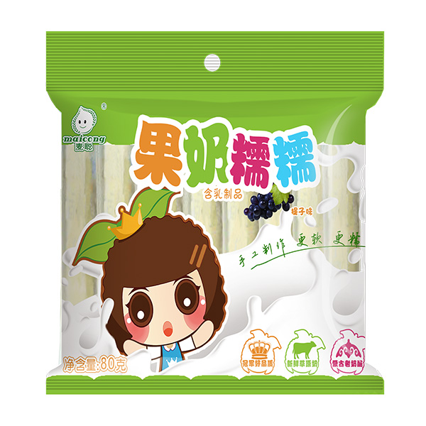 麦聪果奶糯糯提子味牛奶条