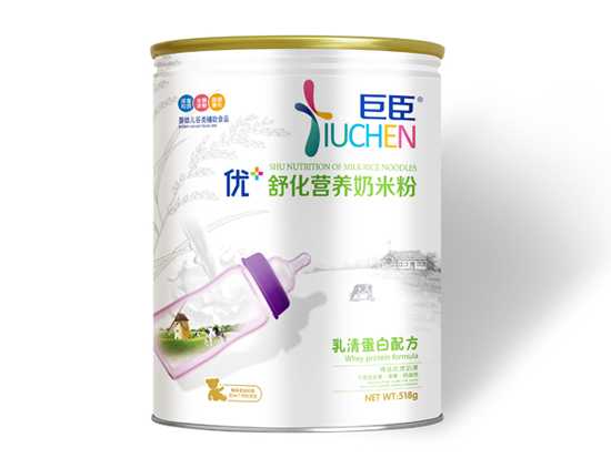 巨臣优+舒化营养奶米粉听装-乳清蛋白-配方
