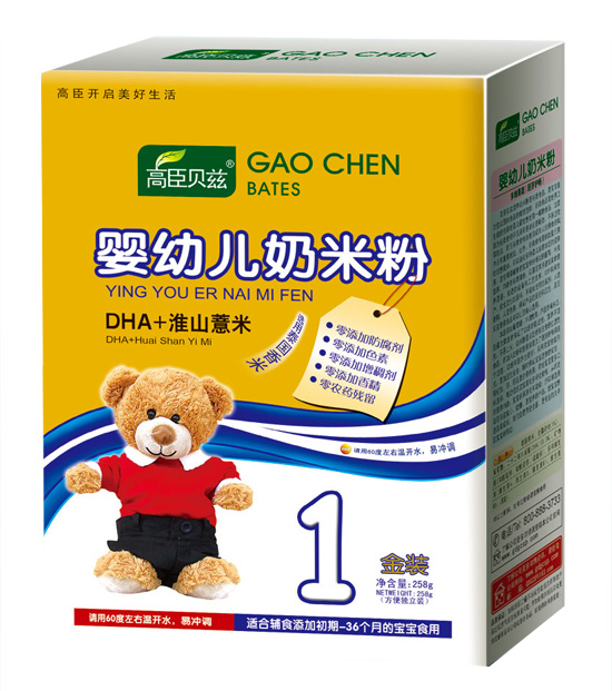 高臣贝兹DHA+淮山薏米1段奶米粉