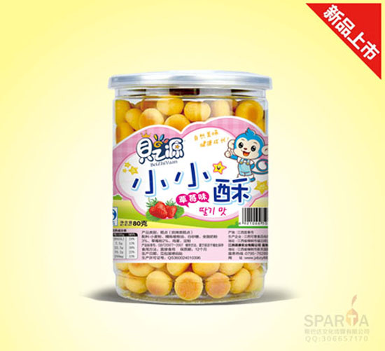 贝之源小小酥草莓味