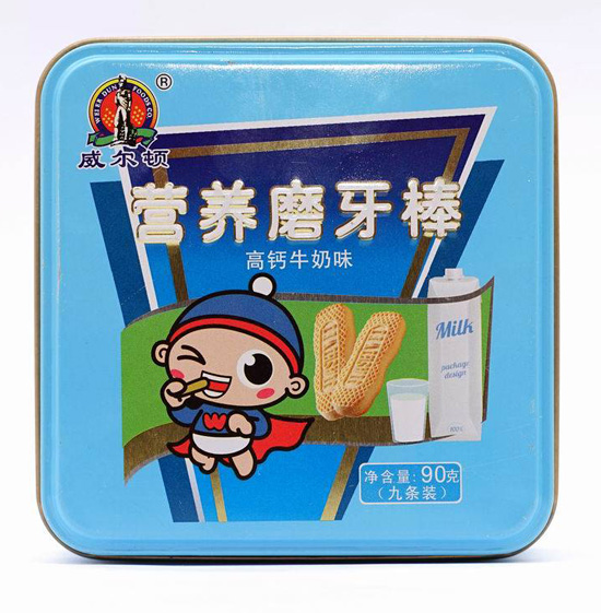 威尔顿高钙牛奶味营养磨牙棒