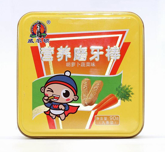 威尔顿胡萝卜蔬菜味营养磨牙棒