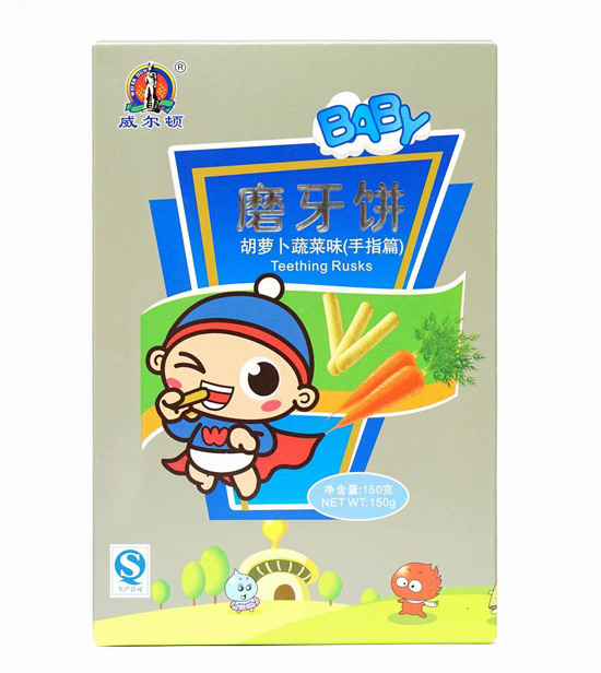 威尔顿胡萝卜蔬菜味磨牙饼