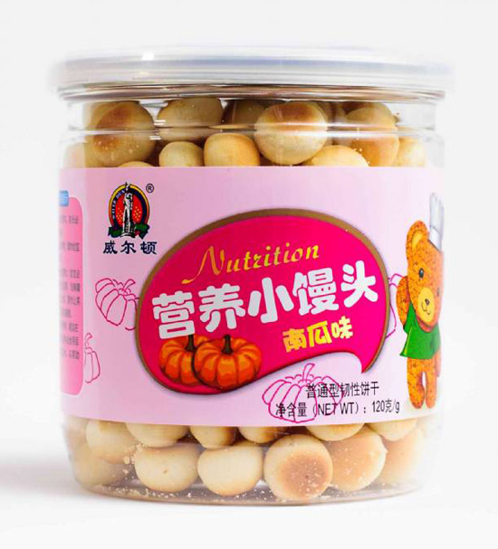威尔顿120g南瓜味小馒头