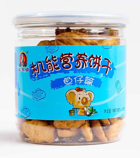 威尔顿100G胶罐机能饼干（鱼仔篇）