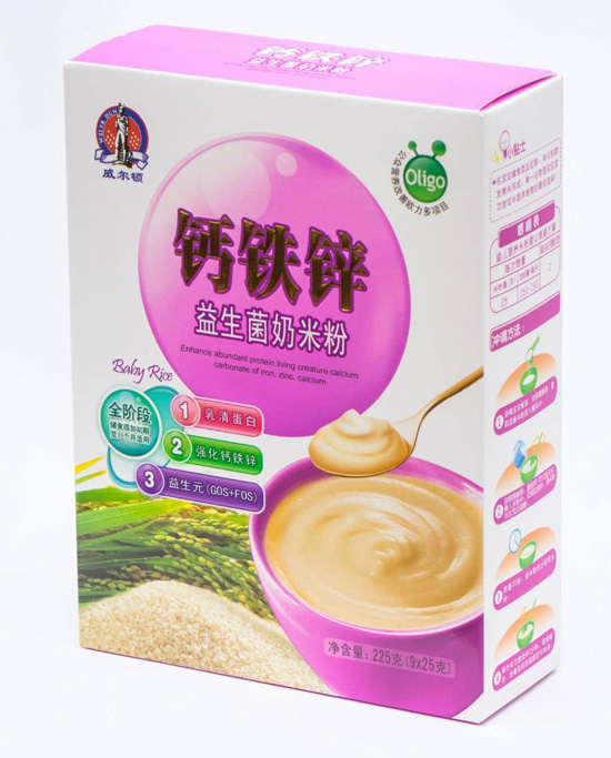 威尔顿225G钙铁锌益生菌奶米粉