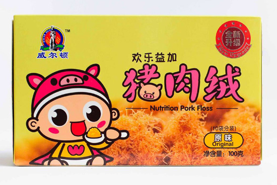 威尔顿100G猪肉原味肉松（盒装）