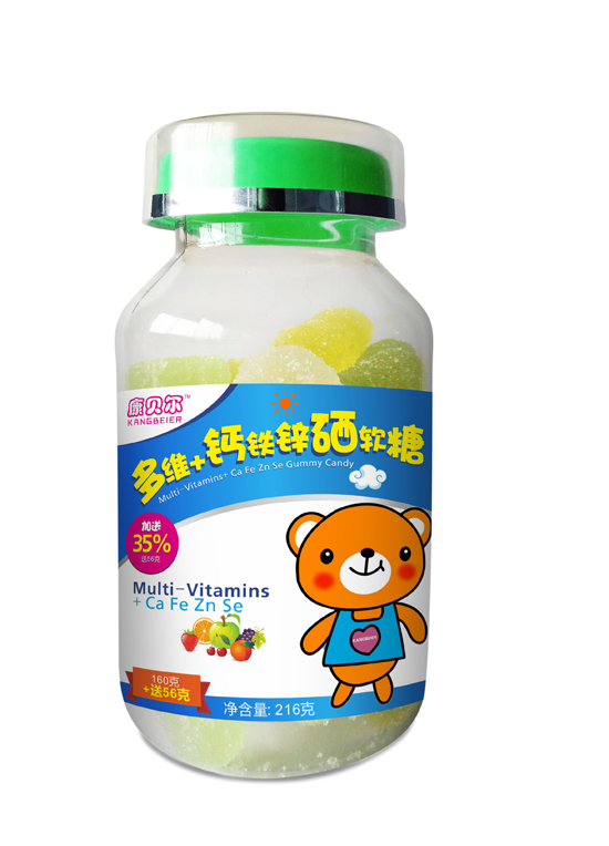 康贝尔多维+钙铁锌硒软糖