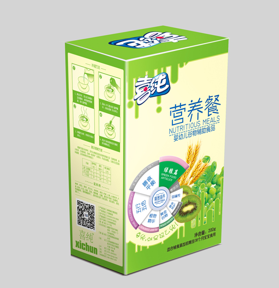 喜纯盒装营养餐绿粮篇