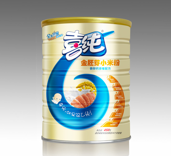 喜纯金胚芽铁锌钙多维小米粉