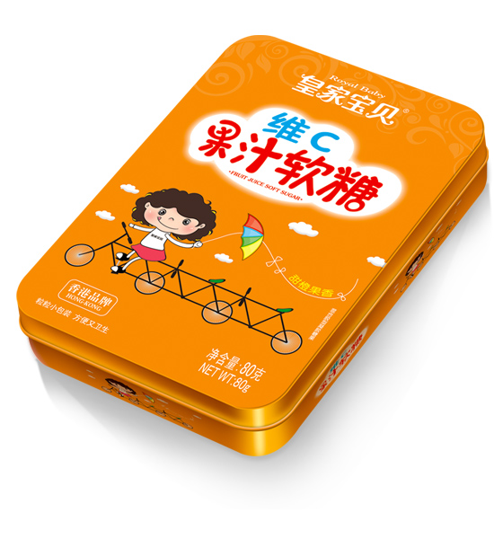 皇家宝贝维C果汁软糖甜橙果香味