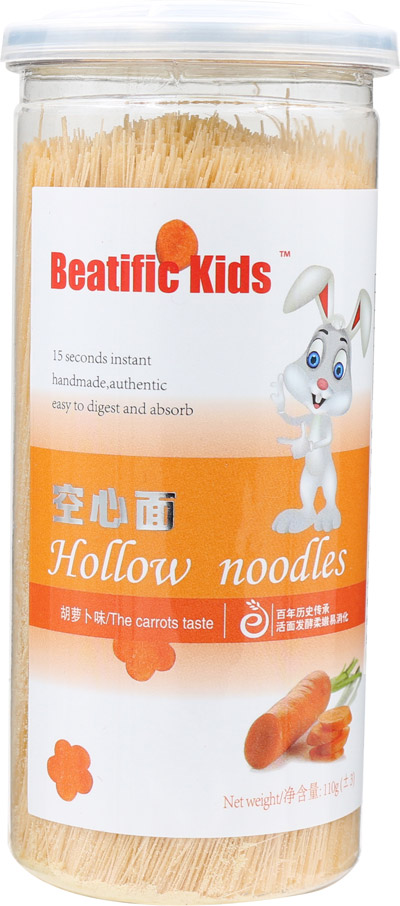 Beatific-Kids胡萝卜味空心面