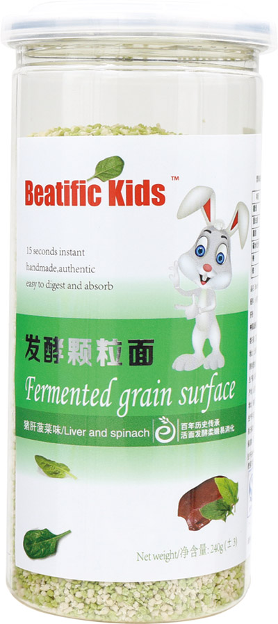 猪肝菠菜味发酵颗粒面