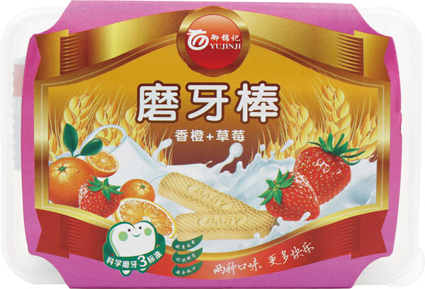 御锦记香橙+草莓磨牙棒