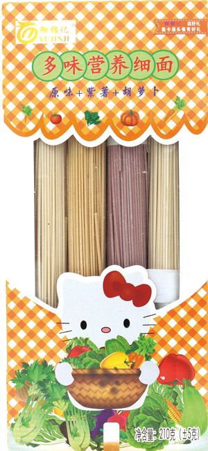 御锦记原味+紫薯+胡萝卜营养细面