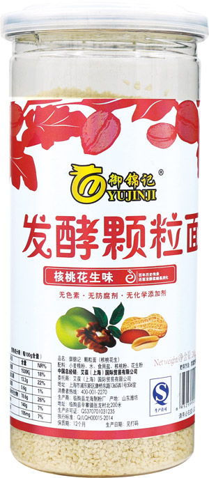 御锦记核桃花生味发酵颗粒面