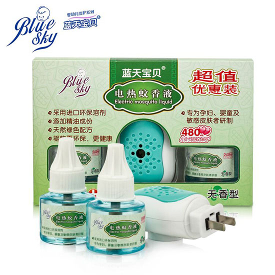蓝天宝贝电热蚊香液优惠装