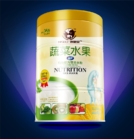 米思贝蔬菜水果均衡营养米粉