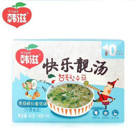 韩滋冬瓜虾仁汤