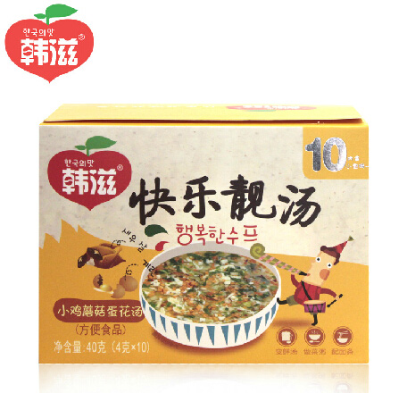 韩滋小鸡蘑菇汤