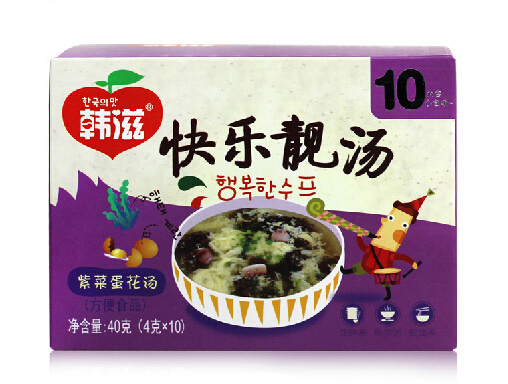 韩滋紫菜蛋花汤
