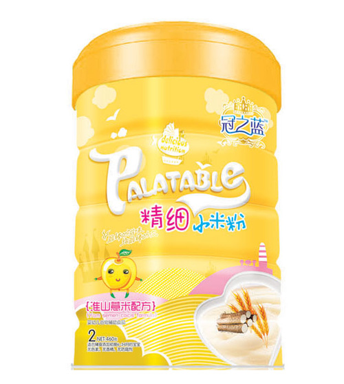 冠之蓝淮山薏米精细小米粉2段