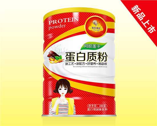 欧贝米拉蛋白质粉阿胶莲子配方铁听