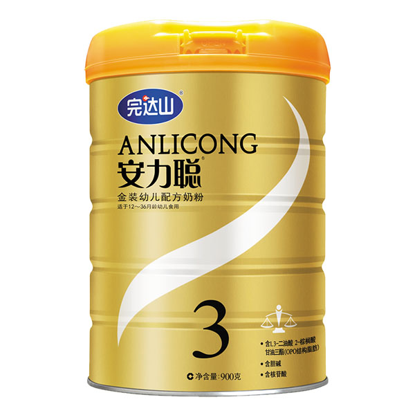 完达山安力聪金装幼儿配方奶粉（3段）