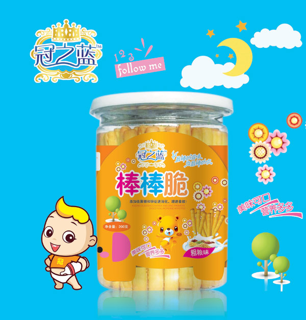 冠之蓝粗粮味棒棒脆