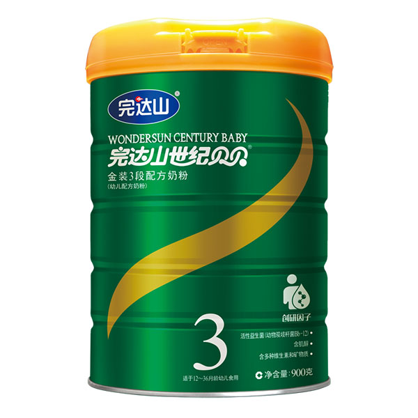 完达山世纪贝贝婴幼儿配方奶粉（3段）