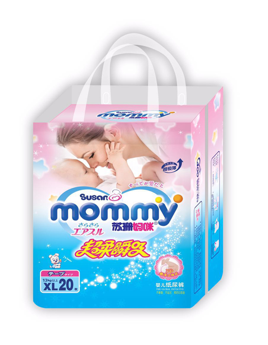 苏珊妈咪超柔瞬吸婴儿纸尿裤XL码20片