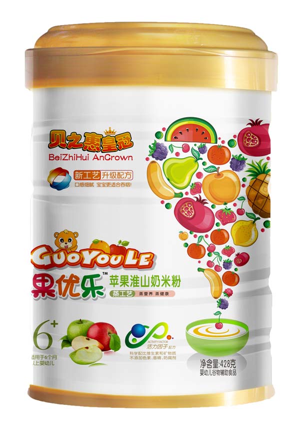 贝之惠果优乐苹果淮山奶米粉