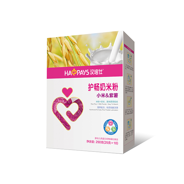 汉培仕金装护肠小米紫薯奶米粉盒装