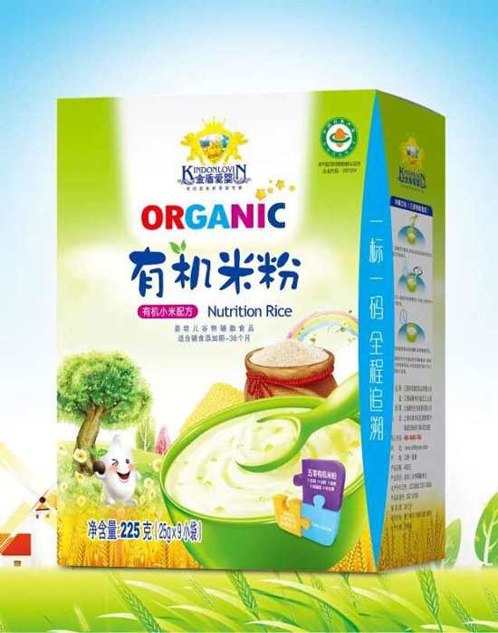 金盾爱婴有机米粉盒装