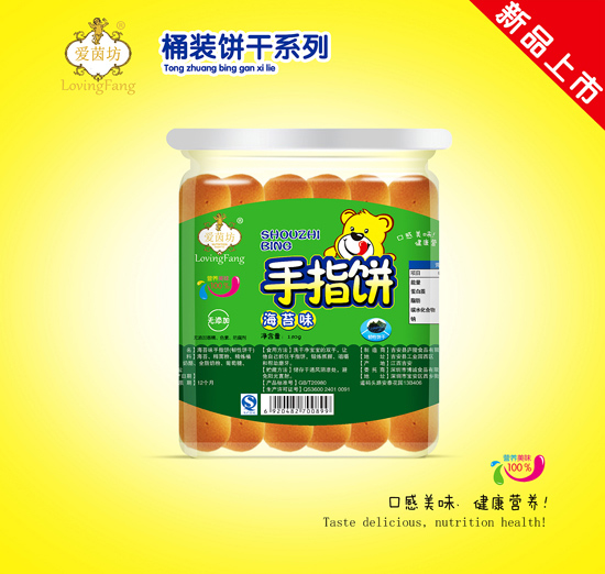 爱茵坊海苔味手指饼