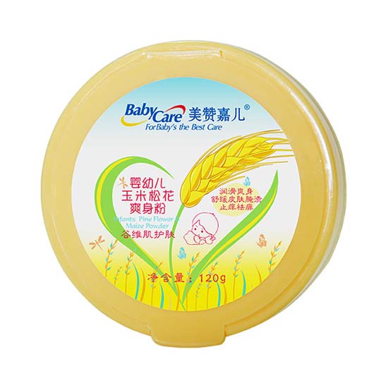 美赞嘉儿玉米松花爽身粉
