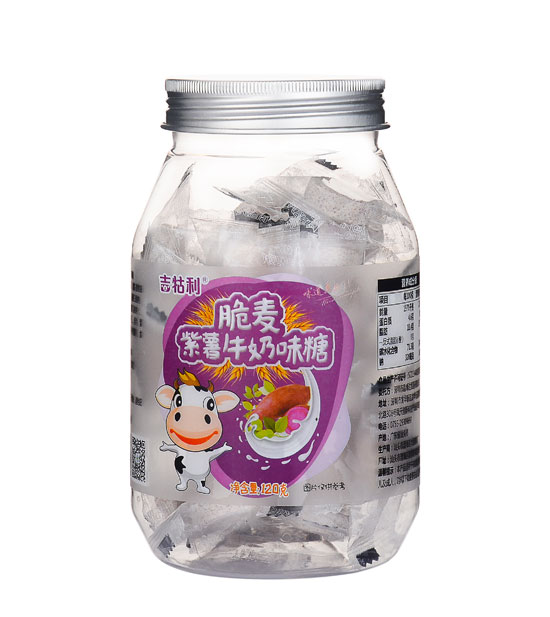 吉牯利脆麦紫薯牛奶味糖