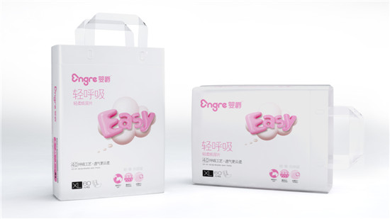 婴爵轻呼吸轻柔纸尿片XL60