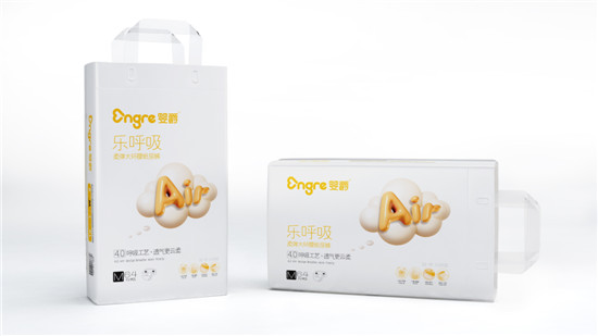 婴爵乐呼吸纸大环腰纸尿裤M64