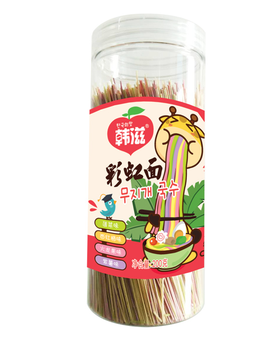 韩滋彩虹面红色