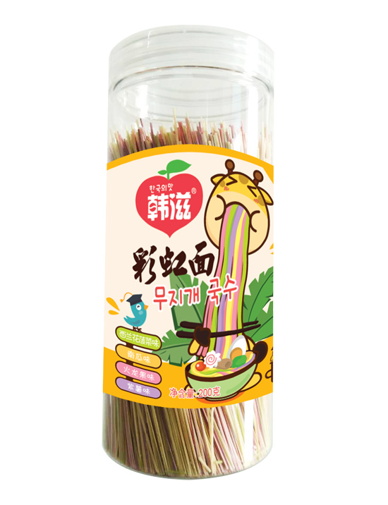 韩滋彩虹面黄色