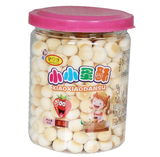 婴贝佳小小蛋酥草莓味