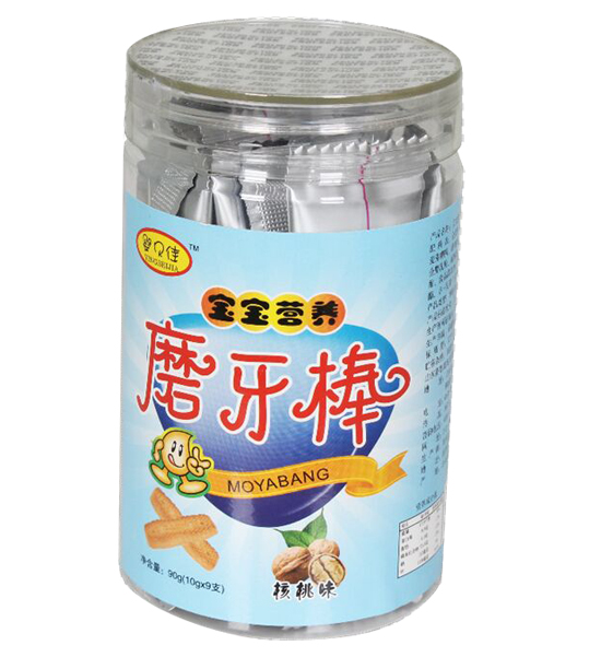婴贝佳磨牙棒核桃味