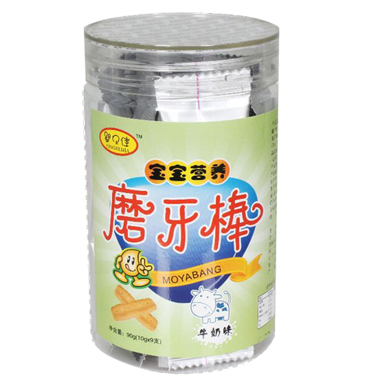 婴贝佳磨牙棒牛奶味
