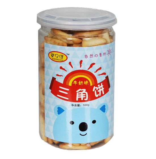 婴贝佳三角饼牛奶味