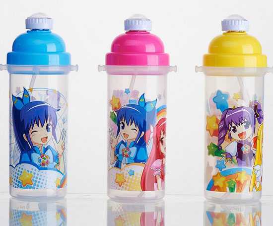巴拉拉小魔仙卡通塑料儿童水壶